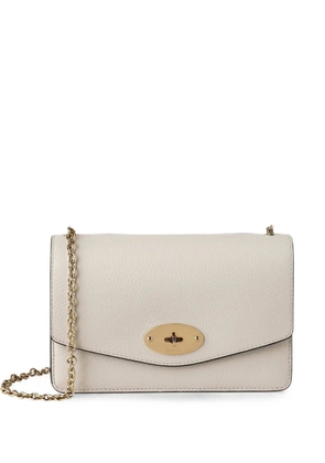 Mulberry mini Darley grained-leather cross body bag - White