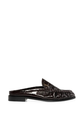 Saint Laurent Le Loafer flat mules - Brown
