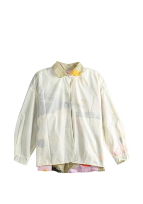 Daniela Gregis graphic-print button-up shirt - Neutrals