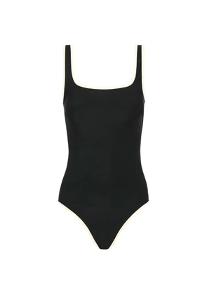 BONDI BORN McKenna contrast-trim swimsuit - Black