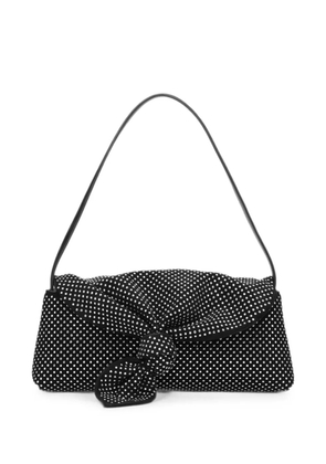 ROTATE BIRGER CHRISTENSEN rhinestone knot-scarf bag - Black