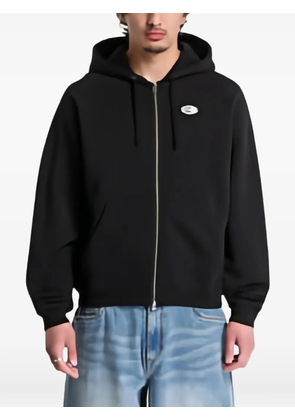 dime Marathon logo-patch hoodie - Black