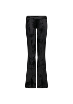 DONDUP velvet flared trousers - Black