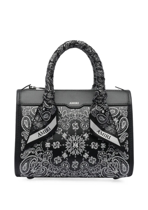AMIRI micro Bandana Triangle tote bag - Black