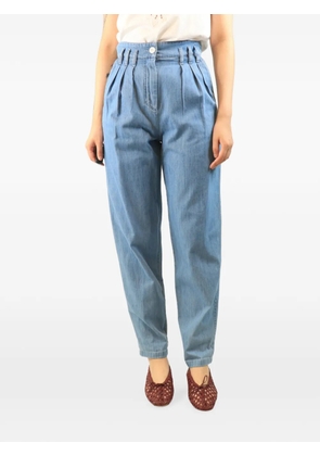 See By Chloé Vintage pleated tapered jeans - Blue