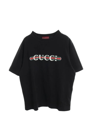 Gucci Pre-Owned 2000s logo-print T-shirt - Black