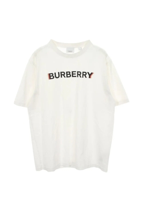 Burberry Pre-Owned logo-print short-sleeve T-shirt - White
