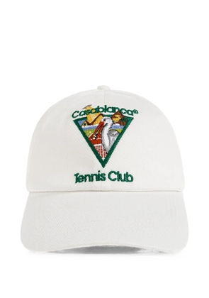 Casablanca Tennis Club baseball cap - White