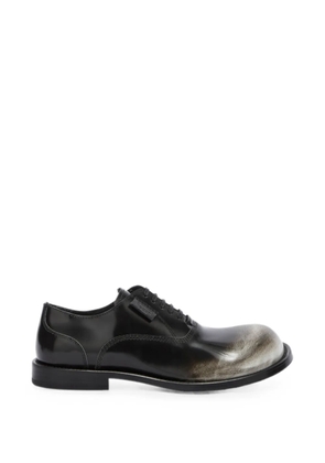 Moschino faded-effect derby shoes - Black