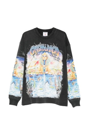 Casablanca Egypt As It Was long-sleeve top - Black