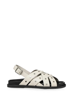 Geox Adelash studded crossover-strap sandals - Neutrals
