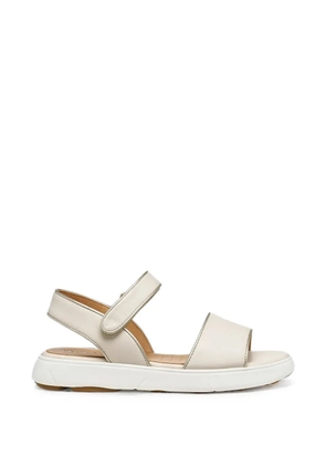 Geox Nebula 2.0 C S touch-strap leather sandals - Neutrals
