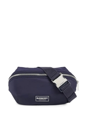 Burberry Talbot logo-patch belt bag - Blue