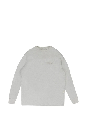 Aimé Leon Dore logo-embroidered long-sleeve sweater - Grey