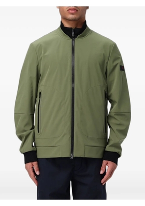 Peuterey logo-patch zip-up bomber jacket - Green