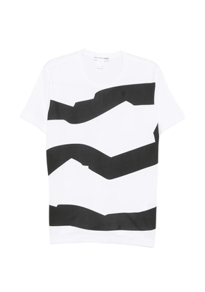 Comme Des Garçons Shirt graphic-print cotton T-shirt - White