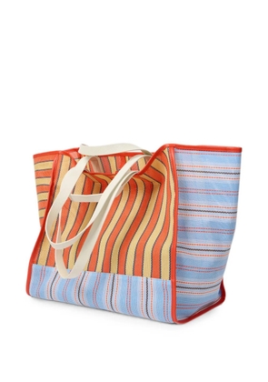 Paul Smith blue and red 'Pool Smith Stripe' tote bag
