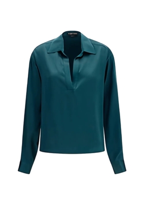 TOM FORD silk long-sleeve blouse - Blue