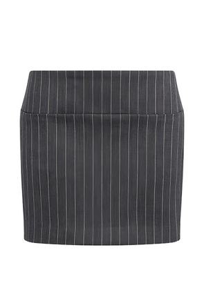 DONDUP striped mini skirt - Grey