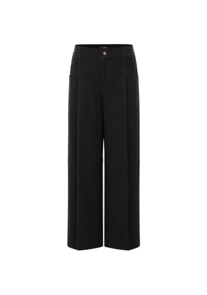 Brunello Cucinelli pleated flared trousers - Black