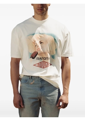 ROUGH. Krema graphic-print T-shirt - White