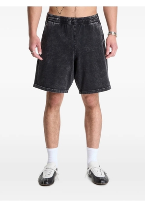 dime acid-wash effect shorts - Black