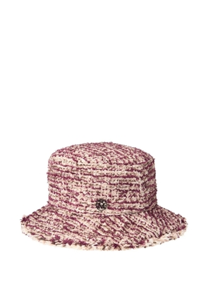 Maison Michel Jason tweed bucket hat - Neutrals