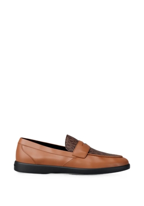 Michael Kors Wesley logo-print loafers - Brown