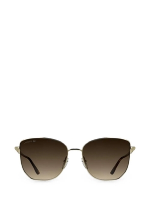 Lacoste geometric-frame sunglasses - Gold