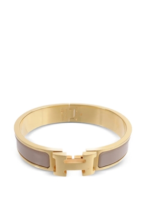 Hermès Pre-Owned Clic-H enamel bracelet - Gold