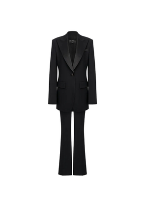 DONDUP satin-lapel tailored suit - Black