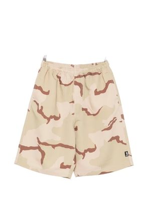Stüssy camouflage-print baggy shorts - Neutrals