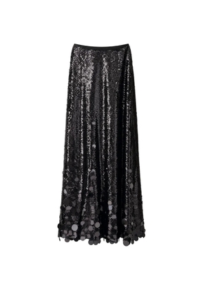 Edward Achour Paris sequined maxi skirt - Black