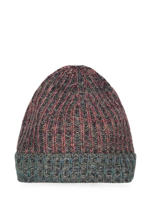 Malo ribbed-knit cashmere beanie hat - Grey