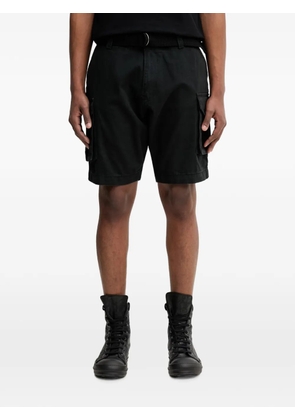 Alpha Industries belted cargo shorts - Black