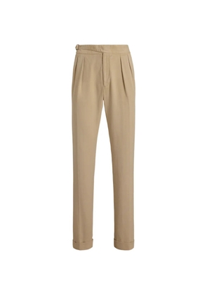 Ralph Lauren Purple Label double-pleated trousers - Neutrals