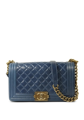 CHANEL Pre-Owned 25 Boy quilted shoulder bag - Blue