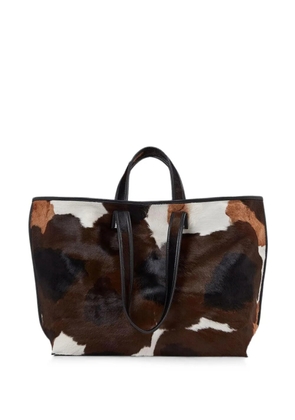 KASSL Editions cow-hair tote bag - Brown