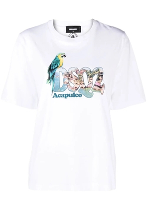 DSQUARED2 graphic-print short-sleeve T-shirt - White