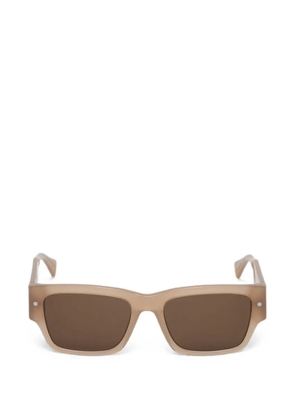 AllSaints Iggy rectangle-frame sunglasses - Brown