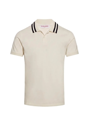 Orlebar Brown tipped-collar polo shirt - Neutrals