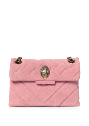 Kurt Geiger London The Kensington quilted suede shoulder bag - Pink