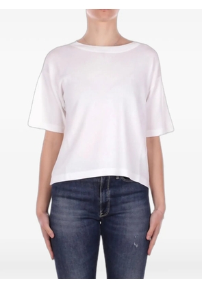 Max Mara boat-neck short-sleeve T-shirt - White