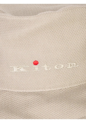 Kiton logo-embroidered bucket hat - Neutrals