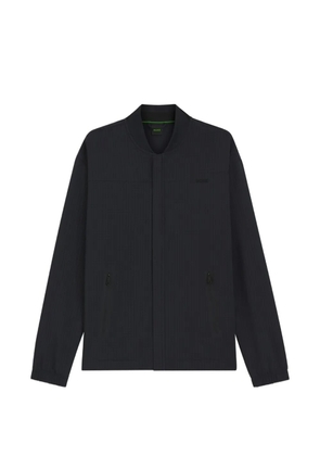 BOSS Terrace check-pattern bomber jacket - Blue