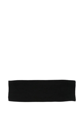 TOTEME pointelle monogram headband - Black