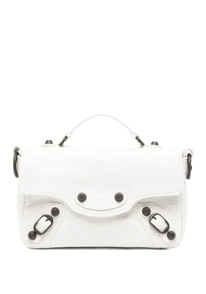 Balenciaga nano Le City leather tote bag - White