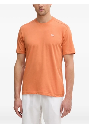 Lacoste logo-patch performance T-shirt - Orange