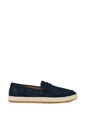 Geox Pantelleria suede espadrille loafers - Blue