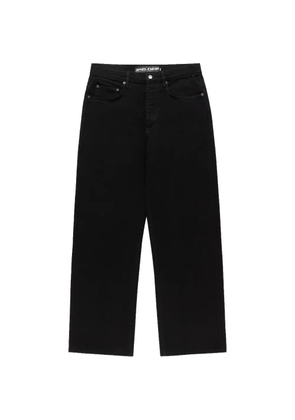 SP5DER Oxy logo-patch jeans - Black
